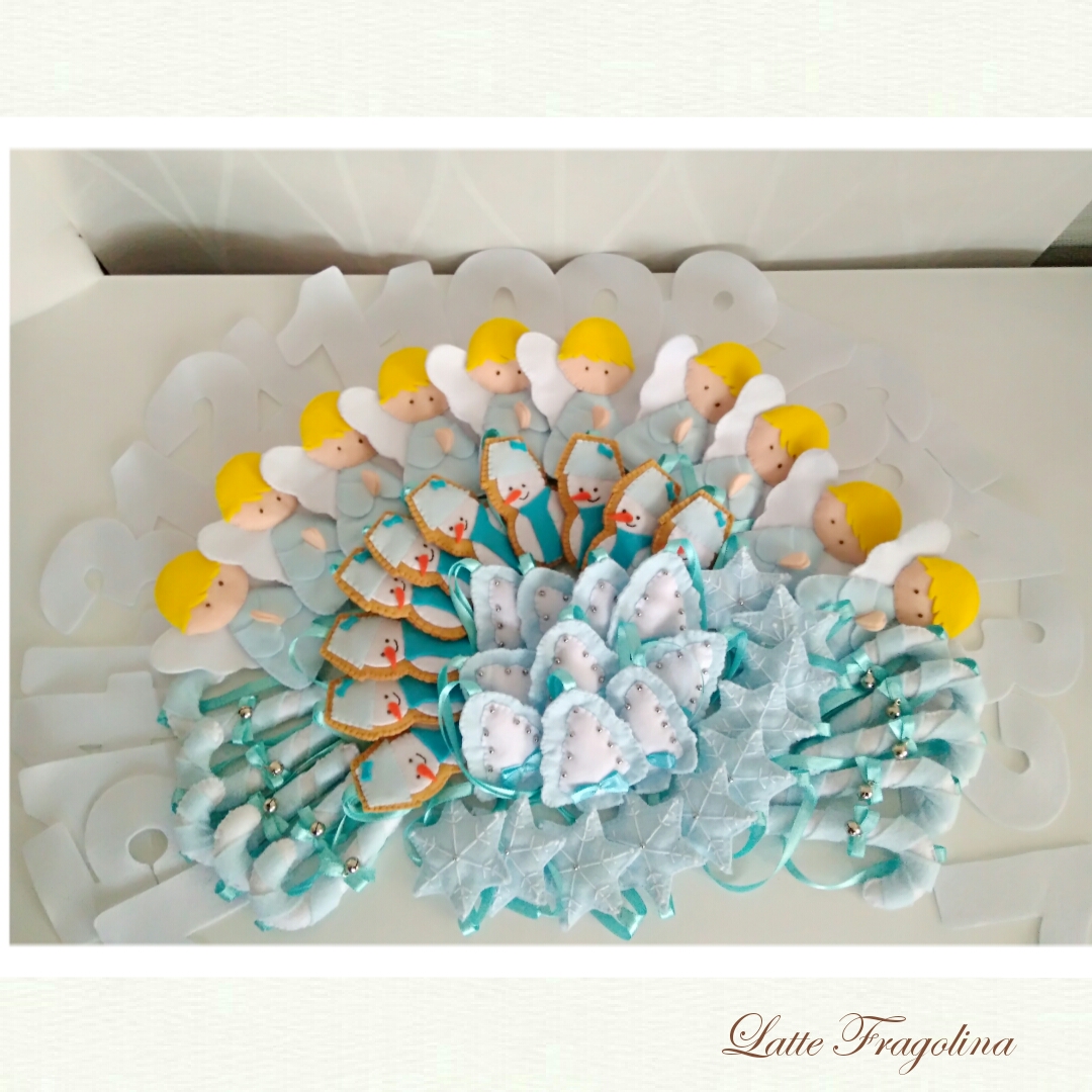 Felt ornament for baptism