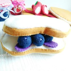 Handmade Felt breakfast food set