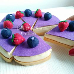 felt cake handmade